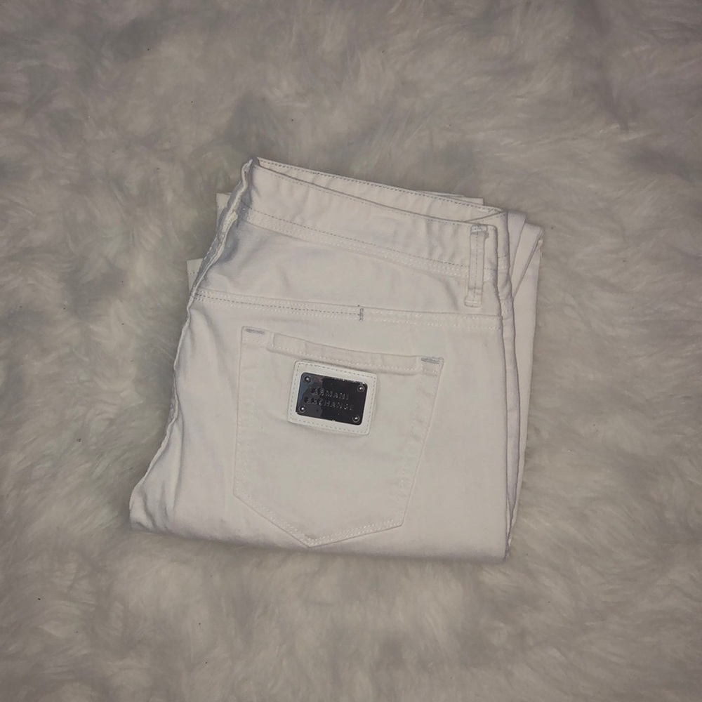 SALE❗️Armani Exchange White Jeans